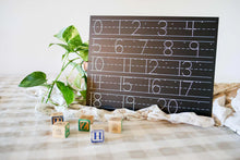 Load image into Gallery viewer, Trace-N-Write Numbers Chalkboard