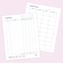 Load image into Gallery viewer, The Well Ordered Homeschool Planner Supplement Pages
