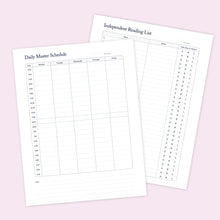 Load image into Gallery viewer, The Well Ordered Homeschool Planner Supplement Pages
