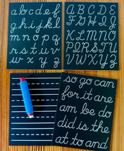 Load image into Gallery viewer, Handwriting Basics Cursive Chalkboard Travel Set
