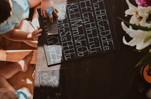 Load image into Gallery viewer, ABC Trace-n-Erase Chalkboard® (lined)

