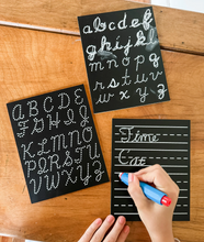 Load image into Gallery viewer, Handwriting Basics Cursive Chalkboard Travel Set
