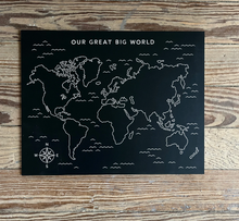Load image into Gallery viewer, Chalkboard USA and World Map Unlabeled
