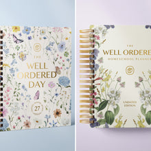 Load image into Gallery viewer, The Well Ordered Day - 2027 Edition + The Well Ordered Homeschool Planner - Undated Edition (PRE-ORDER SPECIAL)
