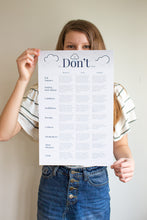 Load image into Gallery viewer, Do and Don&#39;t Chart Set
