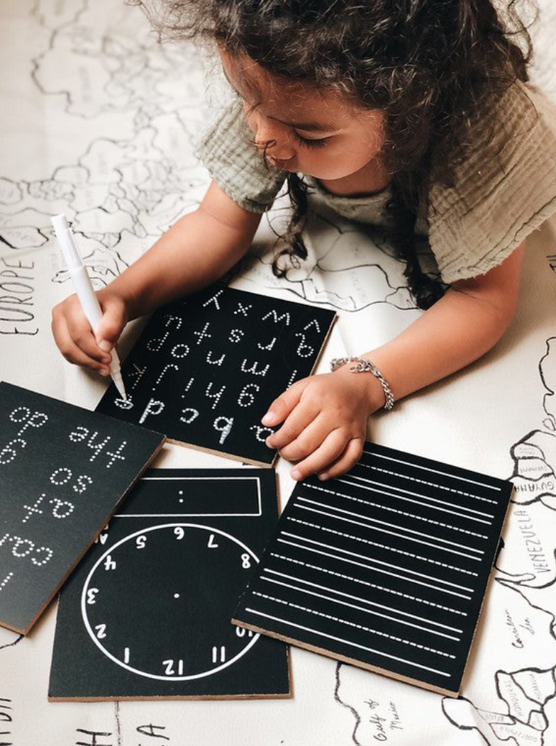 Step 2: Trace-n-Erase Chalkboard® Travel Set