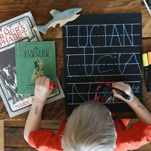 Load image into Gallery viewer, 3 Line Trace-n-Erase Chalkboard® (Black)
