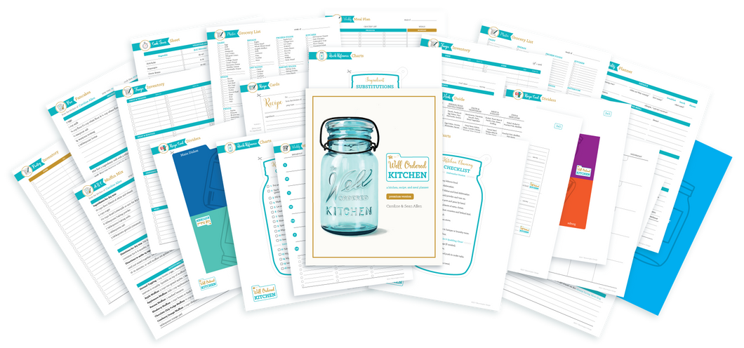 The Well Ordered Kitchen - PDF Printable Kitchen Planner